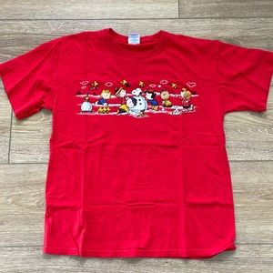 Peanuts Snow Scene Graphic Tee